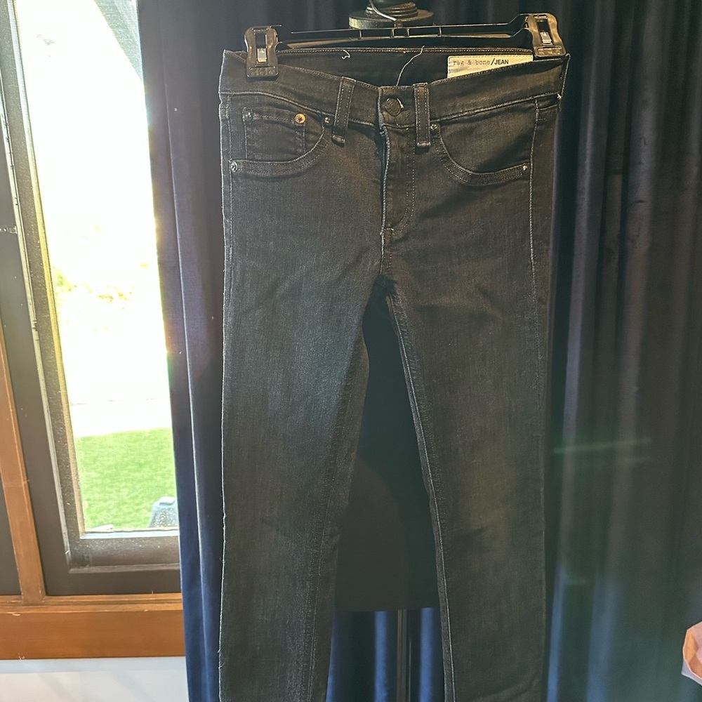 Rang & bone black stretchy skinny jeans